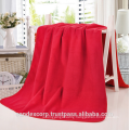 Red Microfiber Bath Cloth